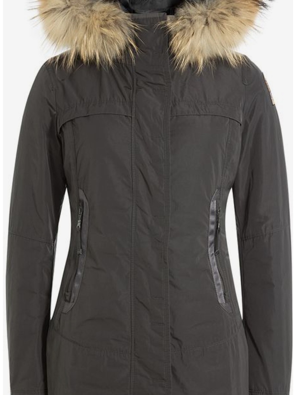 Parajumpers Selma Puffer Parka with Faux Fur Hood